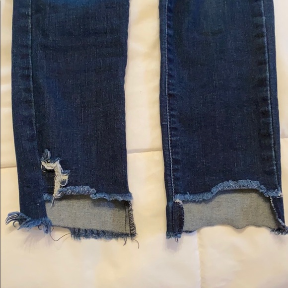 High waisted dark wash skinny jeans - Picture 2 of 4